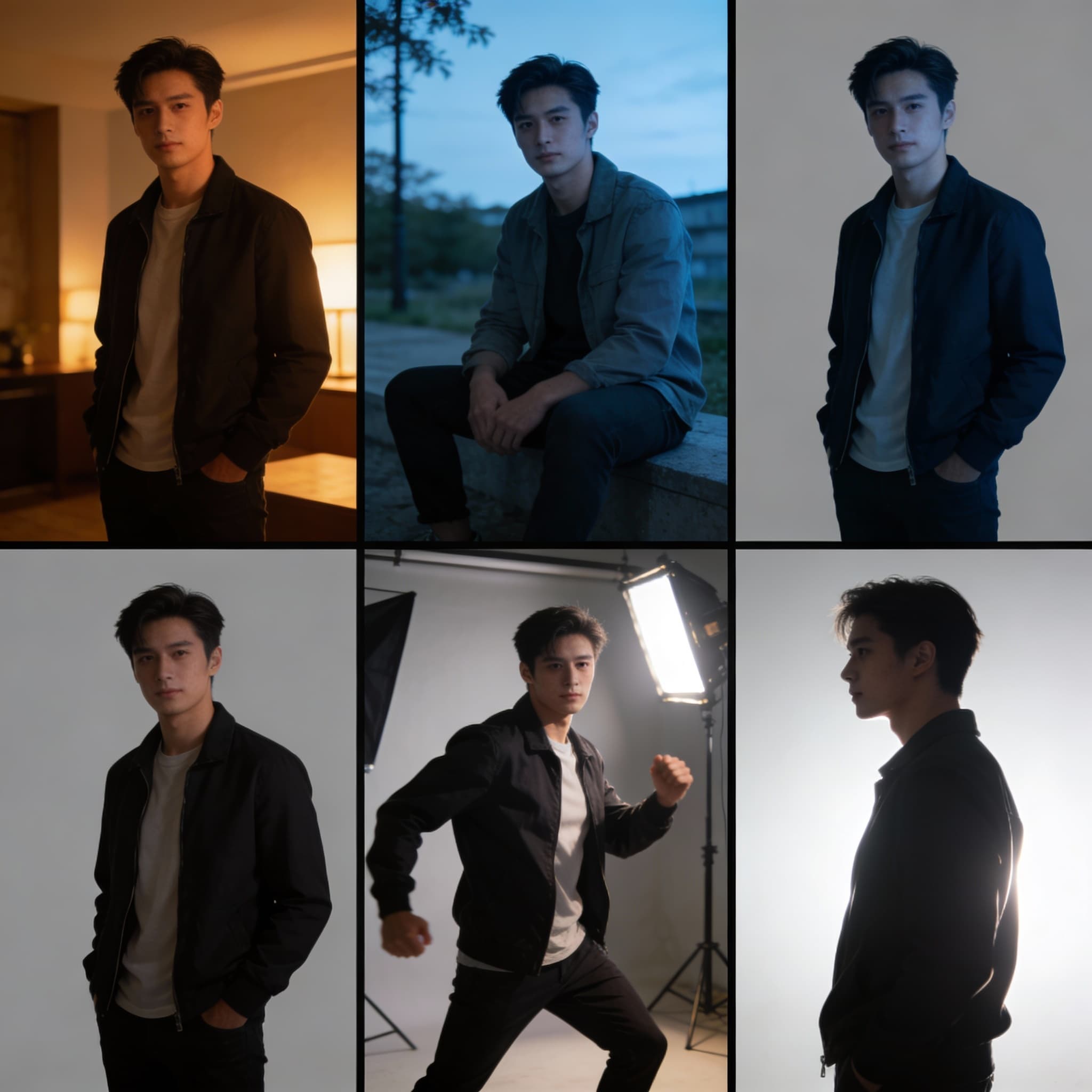 Character consistency across multiple scenes