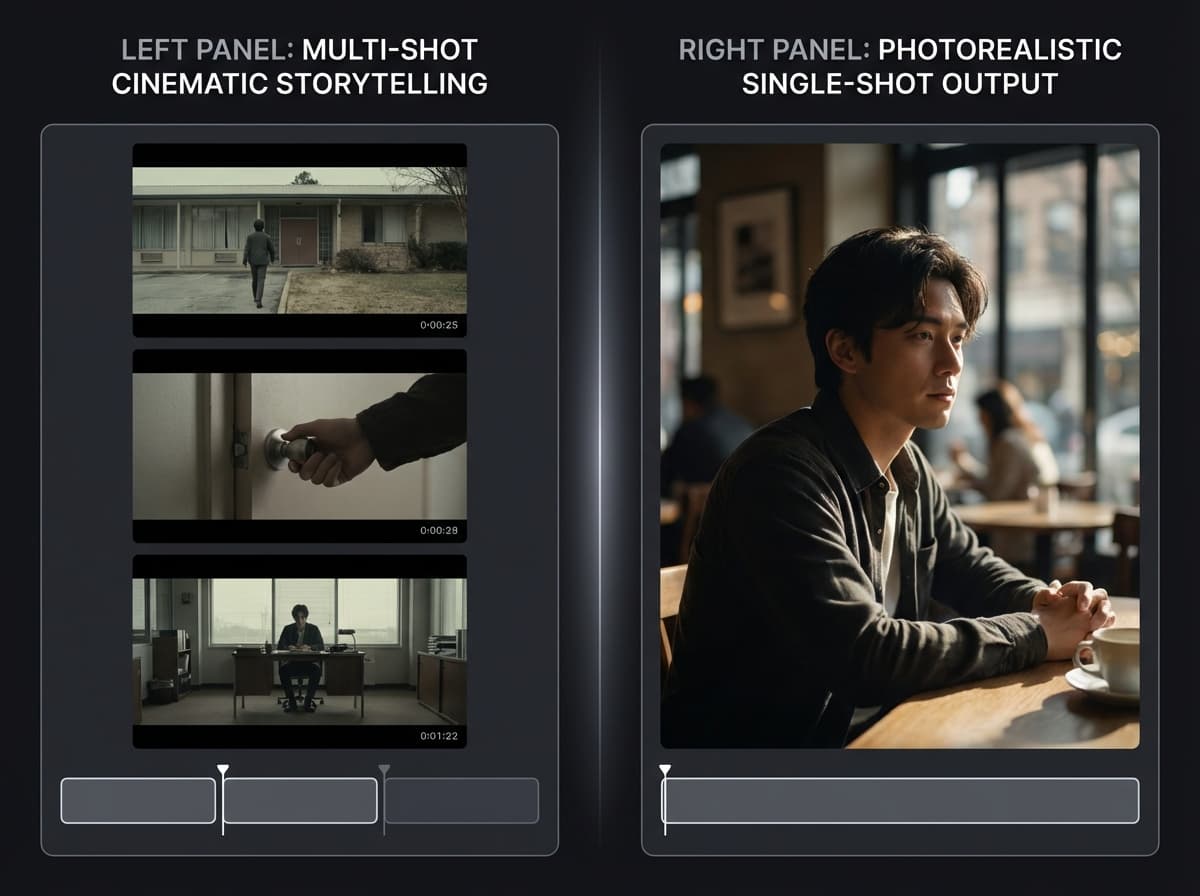 Kling 3.0 review: multi-shot cinematic storytelling vs photorealistic single-shot output comparison